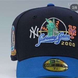 Myfitteds New York Yankees x New York Mets 2000 World Series subway  7 1/4 new
